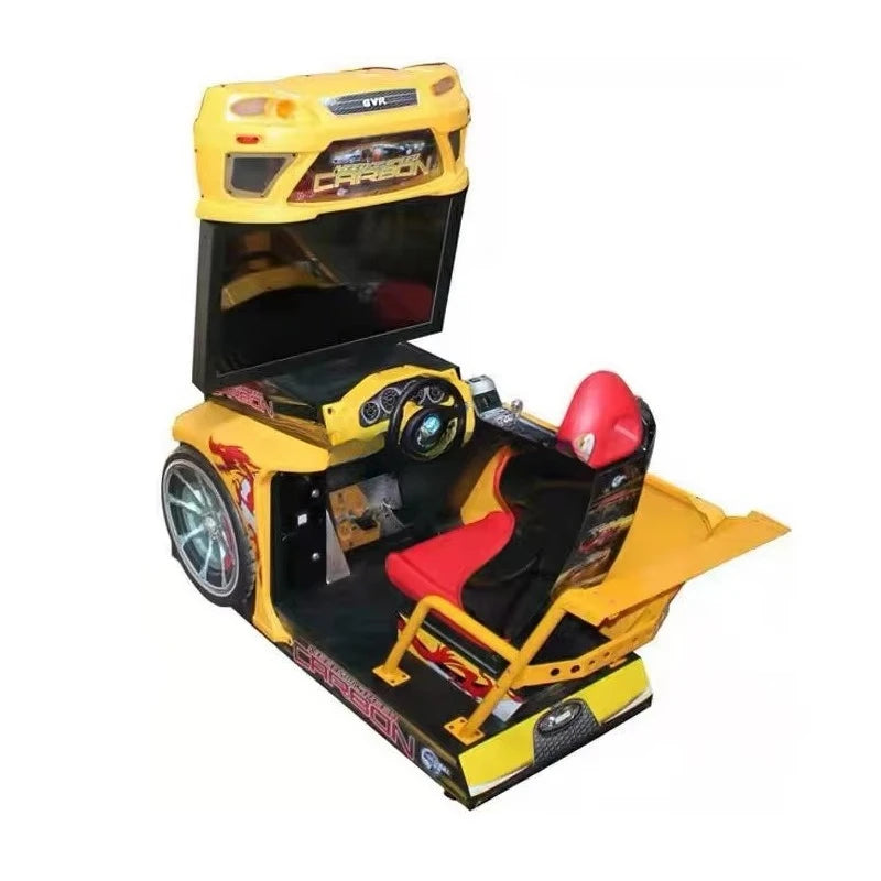 Machine de Jeu Voiture de Course Arcade — Simulateur, Attractions, Conduite à Pièces