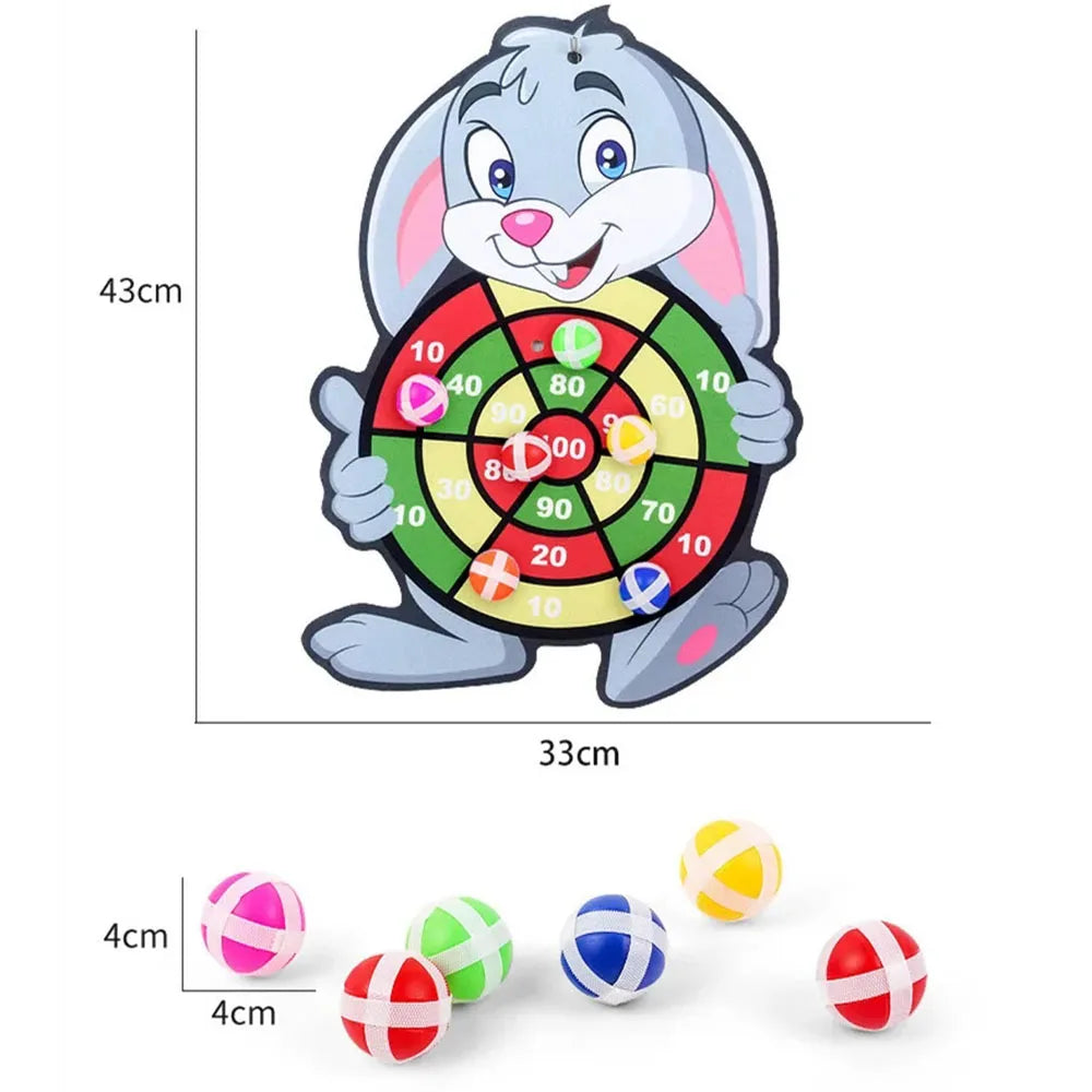 Jeu de fléchettes pour enfants avec 3 collants IkIncentré, sports de plein air, jeux de fête, jouets d'animaux de dessin animé, cadeau de Noël