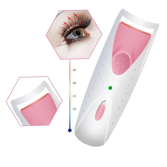 Electric Heated Eyelash Curler for Women, Long-Lasting Makeup, Perm, Clip, Automatic Tool, New Collection