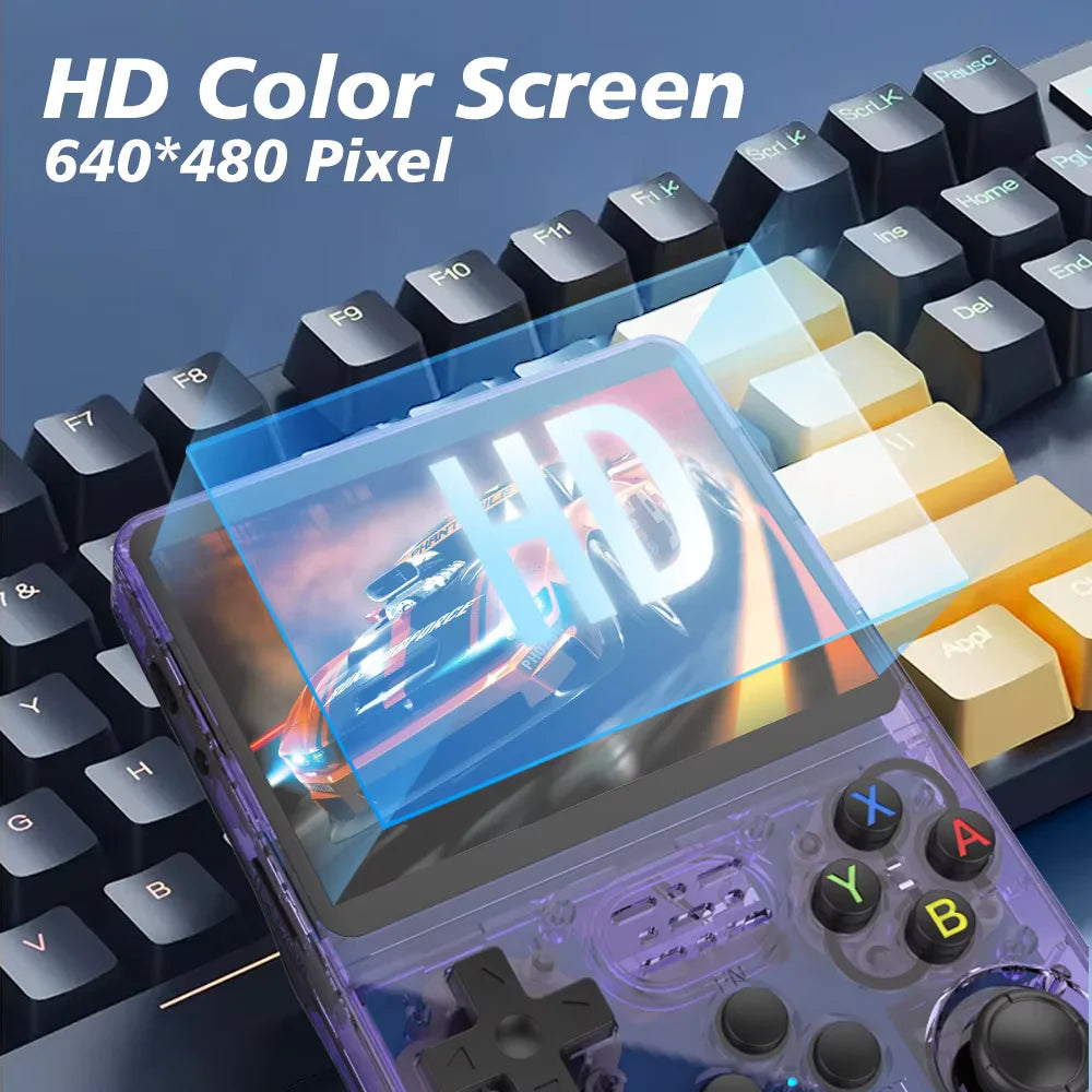 Console de jeu rétro portable — 3,5 pouces IPS, 15000+ jeux, système Linux, lecteur de poche, cadeau