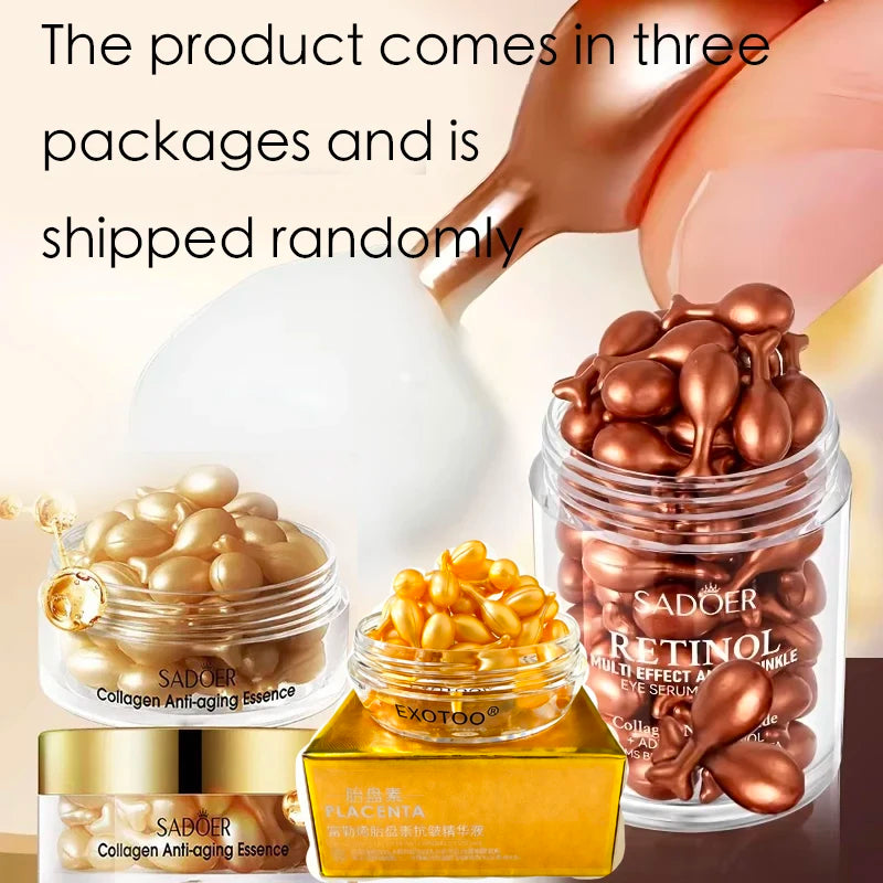 Sérum Capsule Collagène Rétinol — Crème Yeux Raffermissante & Hydratante