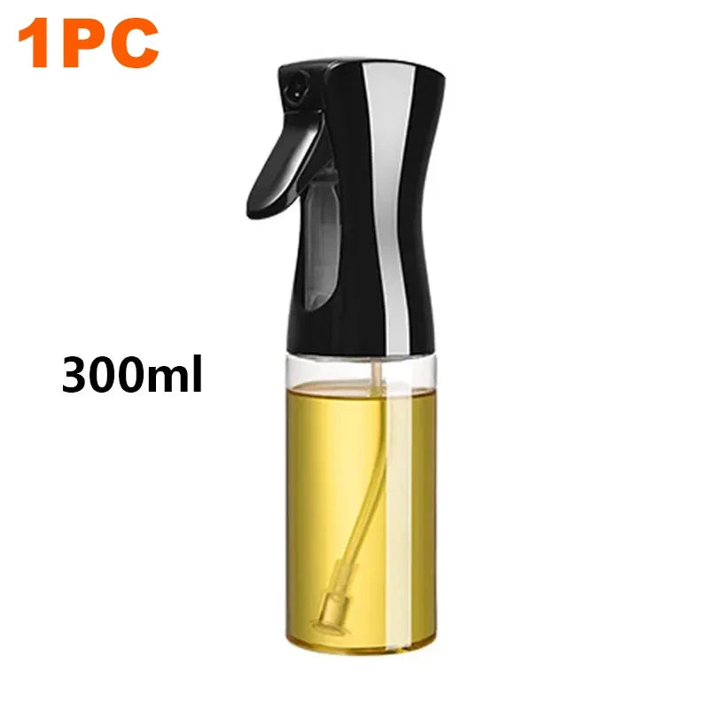 Bouteille de pulvérisation d'huile d'olive pour barbecue, pulvérisateur d'huile d'olive en plastique, bouteille vide, bouteille de vinaigre ou brosse à huile, 200/300/500ml