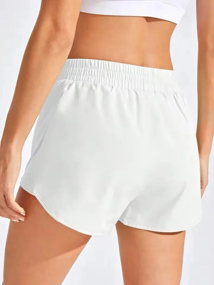 Shorts de Yoga élastiques pour femmes, Leggings courts d'entraînement, de Fitness, de course, de Sport, de Fitness