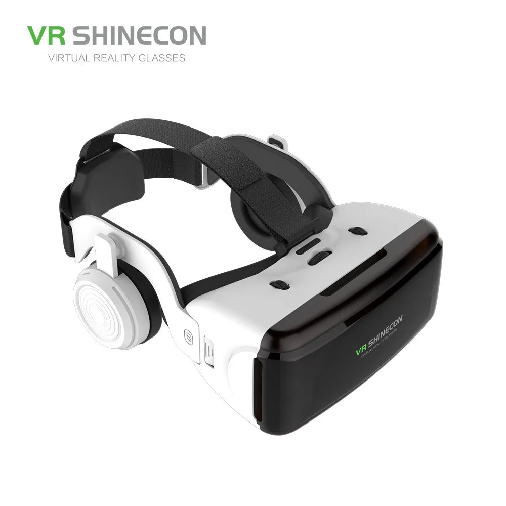 VR Shinecon 3D gafas de realidad virtual casco gafas para teléfono móvil Smartphones móviles binoculares juego de vídeo objetivo inalámbrico