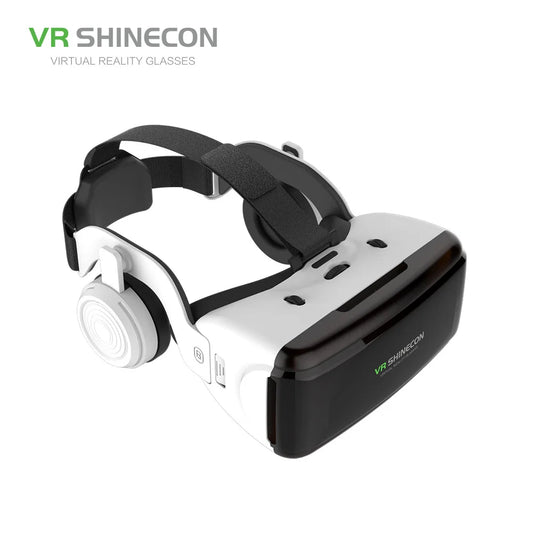 Casque VR 3D réalité virtuelle pour smartphone — lentilles, jeu vidéo, sans fil (v5)