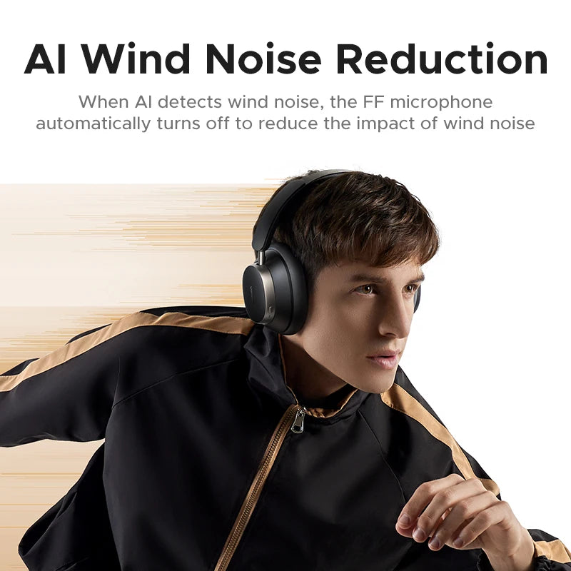 UGREEN Studio Pro 48dB ANC Auriculares inalámbricos de diadema con Bluetooth, cancelación activa de ruido, alta resolución LDAC, 120 horas de reproducción