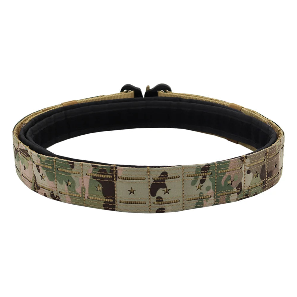 Ceinture de skip Dul2 pour homme, sangle à dégagement rapide, système Molle, airsoft, chasse, durable, extérieur, nouveau