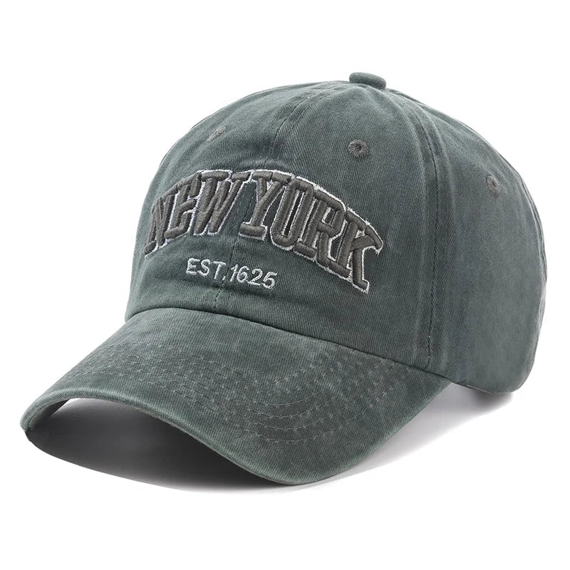 Gorra de béisbol de algodón lavado New York para hombres y mujeres, gorras snapback, gorras de béisbol, protección solar, CasVentajas, gorra de papá, gorra para exteriores, 2024