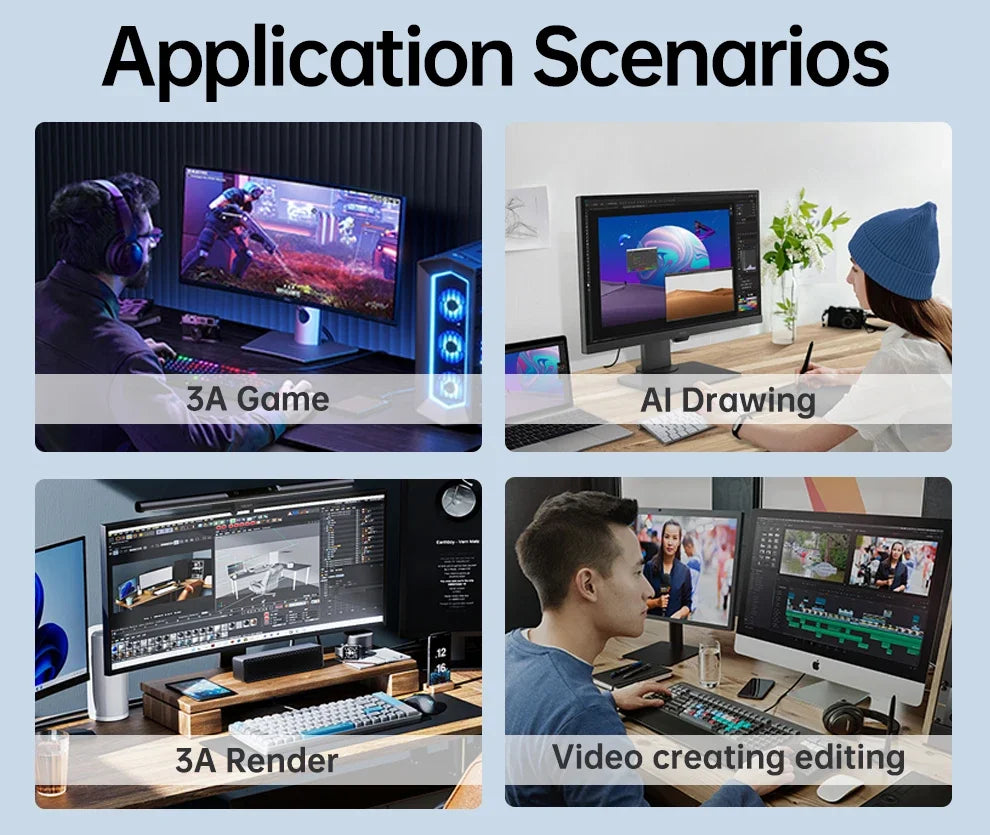 SOYO cartes graphiques R7 350 4G DDR5 128bit compatibilité HDMI + DP + DVI pour les composants d'ordinateur de jeu de bureau carte vidéo GPU