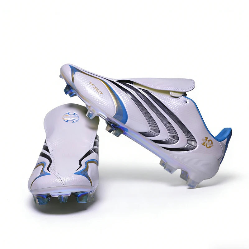 Chaussures de Football FG Homme Microfibre Basses — Niveau Avancé, Pelouse EU 34–49