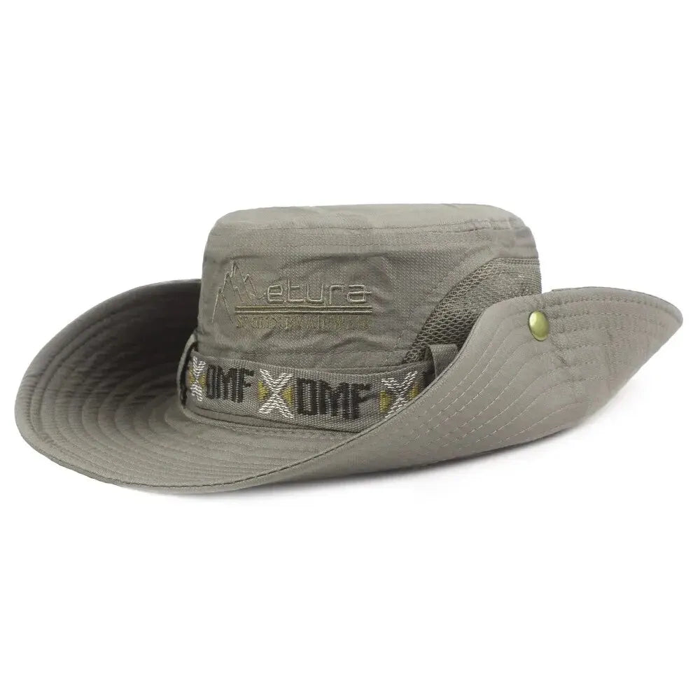 Chapeau seau d'été pour hommes, Protection UV en plein air, à large bord, Panama, Safari, chasse, randonnée, chapeau de pêcheur en maille, casquette de Protection solaire de plage