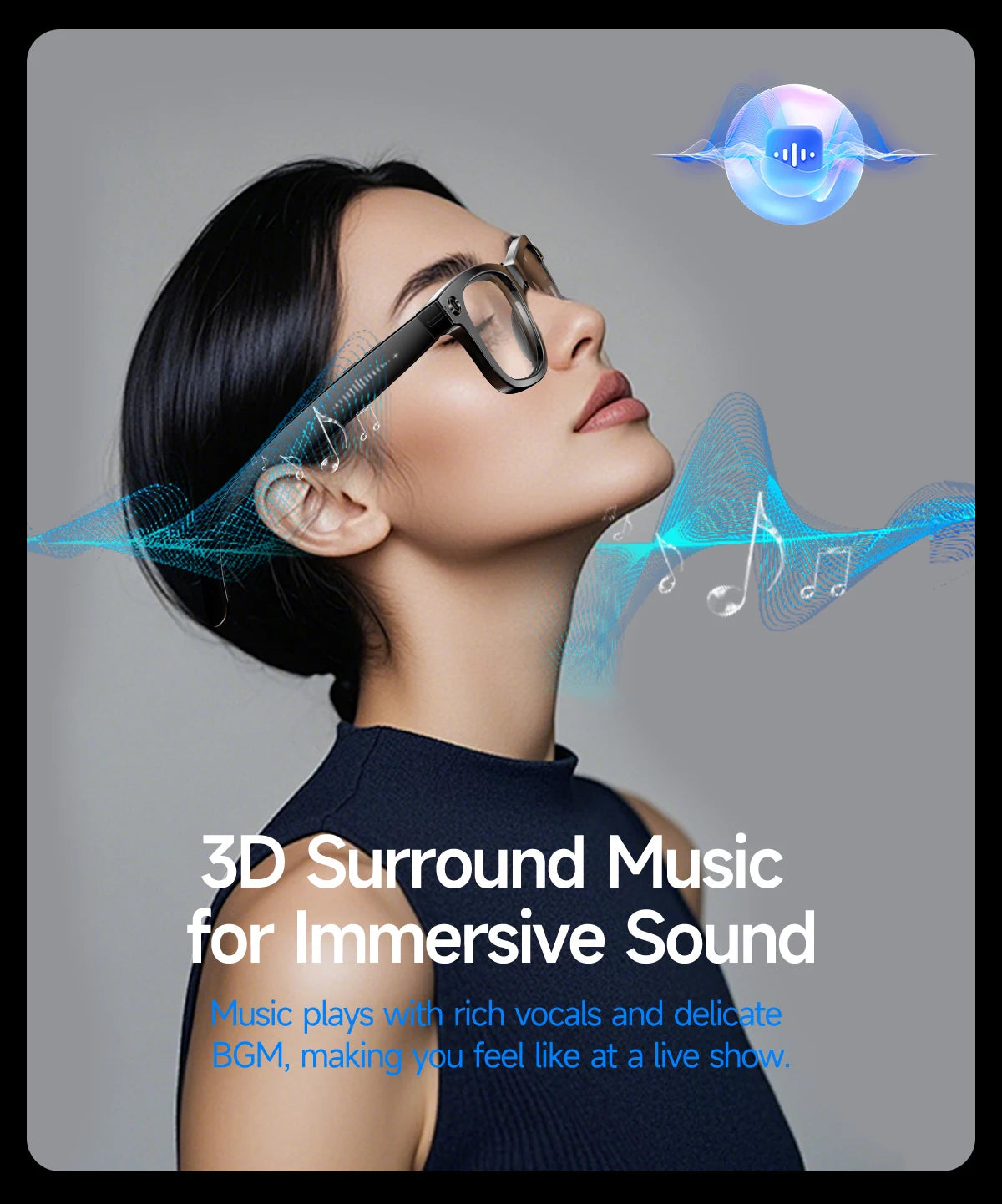 Nouvelle mise à niveau lunettes intelligentes avec caméra enregistrement vidéo AI reconnaissance Photo Bluetooth appel traduction voix lunettes de soleil hommes femmes