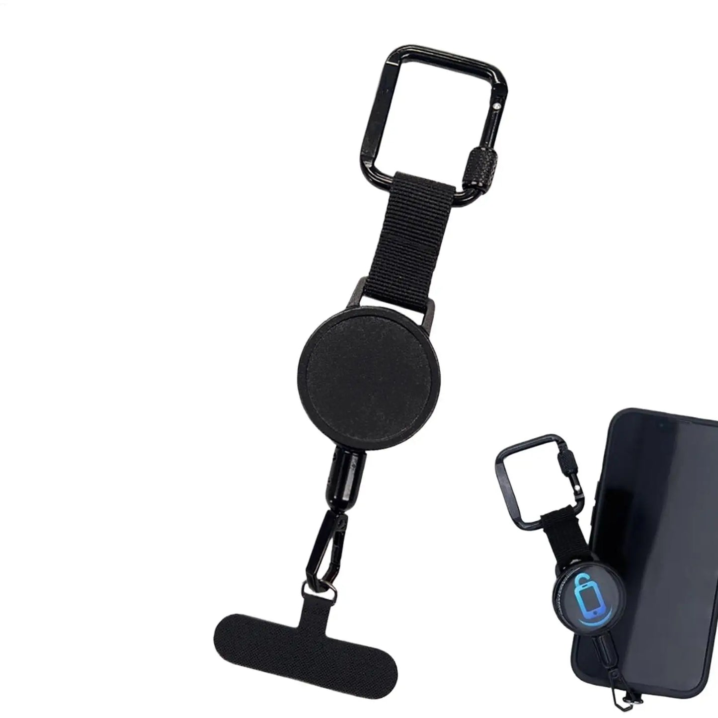 Support de téléphone antivol rétractable, sangle de lanière de téléphone portable, attache de sécurité pour Smartphone avec Clip de ceinture pour voyage en plein air