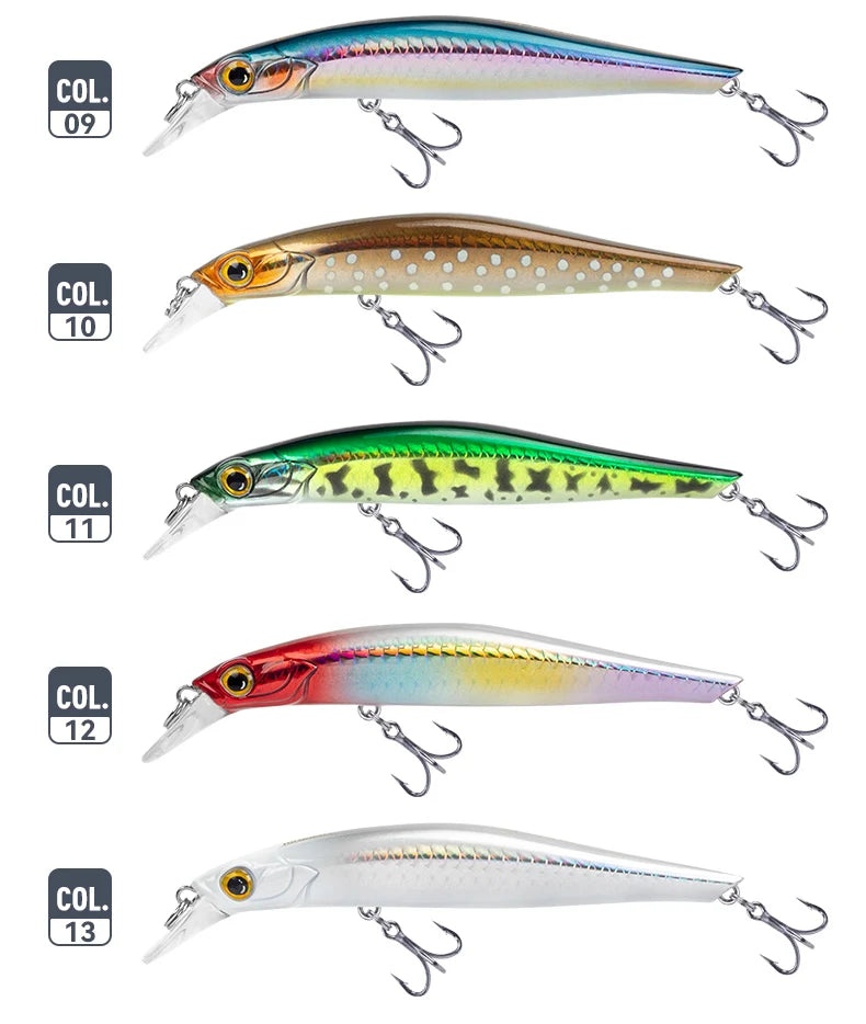 Kingdom Kingart coulant méné leurres de pêche 6g 9g 14g 18.6g Jerkbaits   Wobblers d'action réaliste, appâts durs silencieux, bar de mer