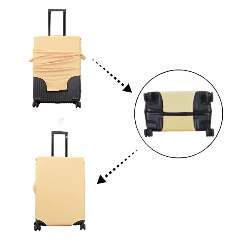 Housse de Protection Valise Imprimé Football — Polyester Spandex Tailles S/M/L