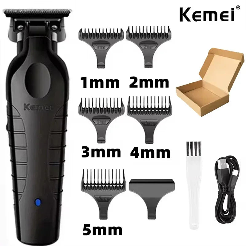 Tondeuse à cheveux sans fil rechargeable — tondeuse barbe électrique puissante, hommes