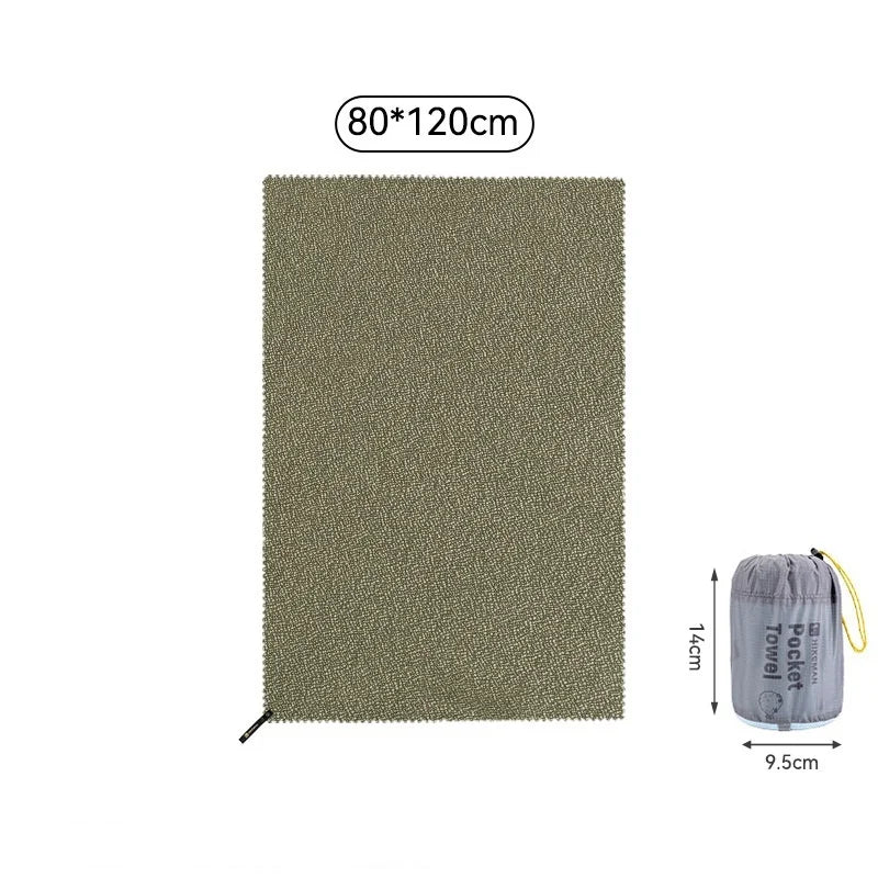 HIKEMAN – serviette d'extérieur à séchage rapide, Portable, pour Camping, randonnée, sport, salle de sport