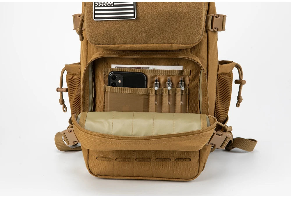 25L sac à dos tactique sac extérieur pour Fitness MOLLE sac à dos GYM pour femmes/hommes EDC randonnée survie sac à dos sorcière porte-bouteille