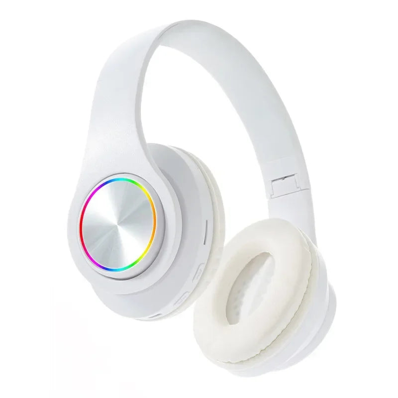 Auriculares de sauna Bluetooth plegables con micrófono, auriculares inalámbricos, estéreo, soporte para tarjeta TF, FM, Xiaomi, iPhone, teléfono Samsung