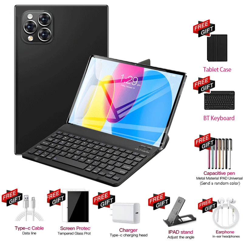 Nueva tableta PC original 2026 Pad 15 Pro Android 16 24 GB + 2 TB 20000 mAh 5G Dual SIM Llamada telefónica Wi-Fi GPS HD 4K Mini PC