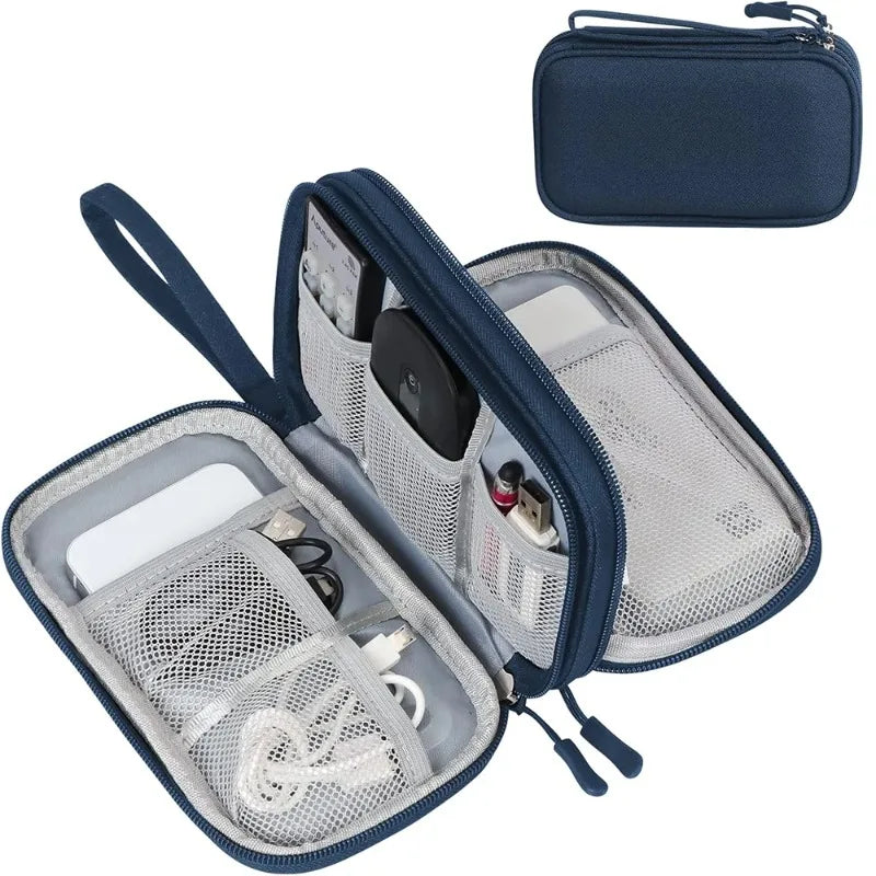 Sac de rangement universel étanche pour câbles, pochette de transport pour accessoires électroniques, rangement pour fils