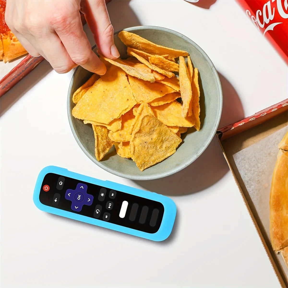 Télécommande lumineuse en silicone avec corde — 1/2/3 pièces, compatible TV universelle