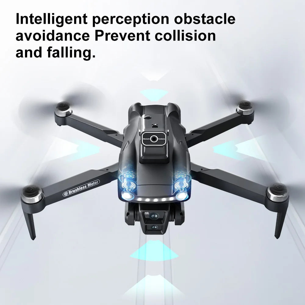Drone GPS professionnel 4K/8K — double caméra HD, moteur brushless, 5G WiFi FPV, quadricoptère RC
