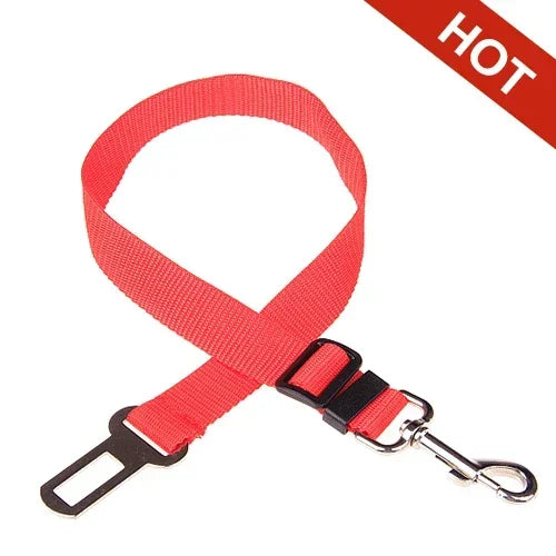 Cinturón de seguridad ajustable para mascotas, gatos, perros, asiento de seguridad para mascotas, vehículo, arnés para perros, Clip de plomo, palanca de seguridad, tracción, collares para perros, accesorios para c