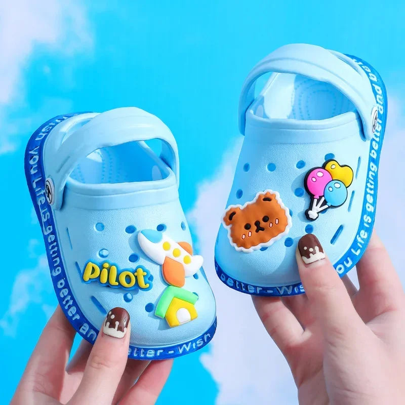 Sandales EVA Enfant Motif Dessin Animé — Antidérapantes, Plage & Été