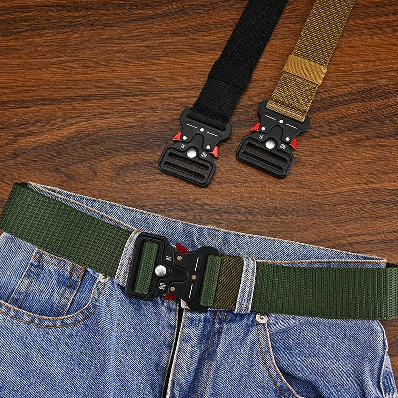 Ceinture Tactique Polyvalente Homme — Durable Réglable Sport Extérieur