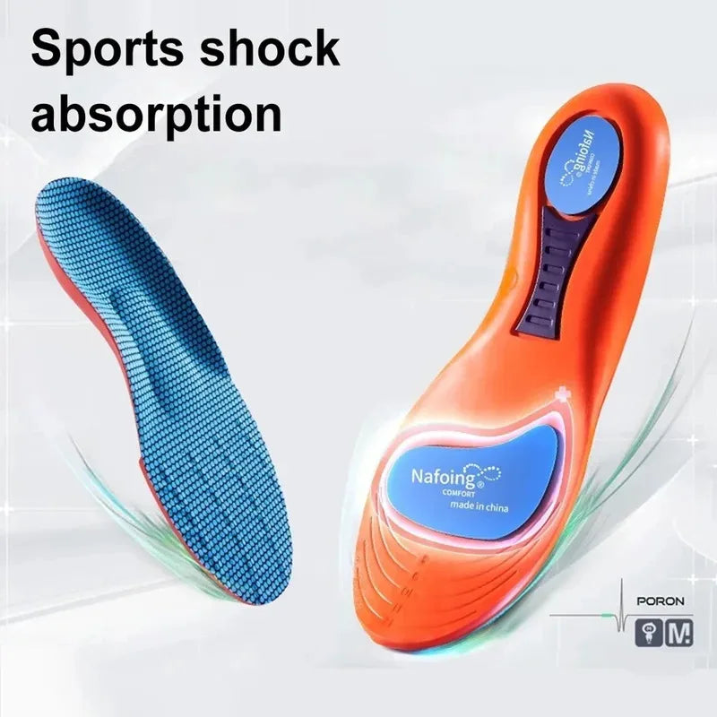 Semelles Orthopédiques EVA Sport — Absorption Chocs Course & Basket-Ball