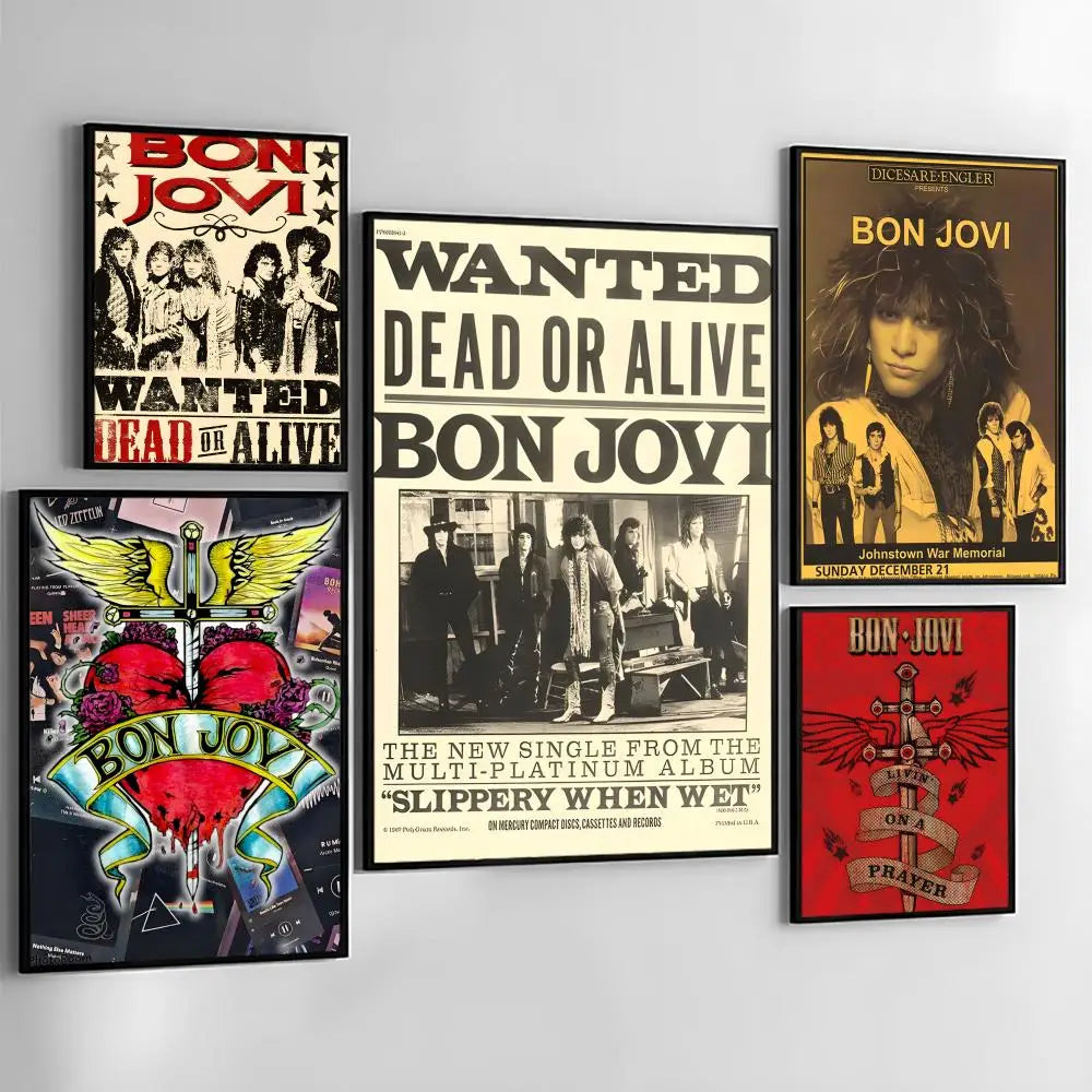 B-Bon J-JoviS regalos de vacaciones decoración diseñada para el hogar Restaurante oficina espacio arte de pared