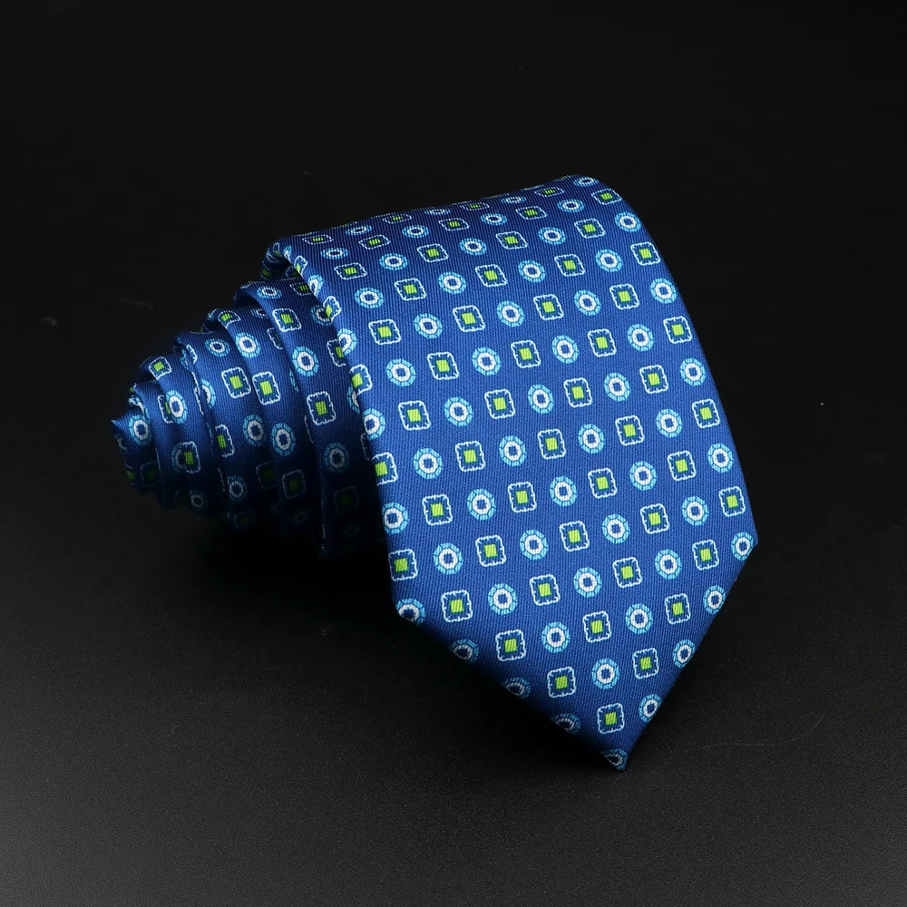 51 Styles Men's Silk Ties Jacquard Striped Plaid Floral Tie Accessories Daily Wear Shirt Suit Necktie Wedding Party Gift