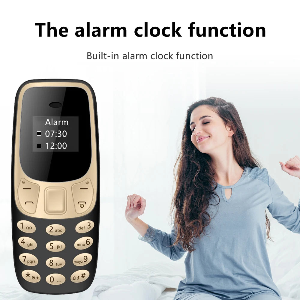 SERVO Petit Téléphone Portable Bluetooth Dialer voix Magique Faible Rayonnement Téléphone Enregistrement D'appel 2/3 SIM GSM Débloqué Mini Téléphone Portable