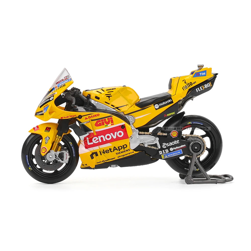Modèle réduit moto GP 1:18 — champion 2023, alliage moulé, collection, cadeau jouet