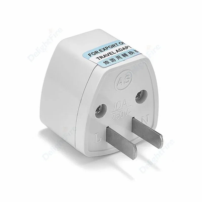 Universal Multi-function KR AU UK US to EU Power Plug Adapter Type E/F France Spain Travel AC Adapter Socket