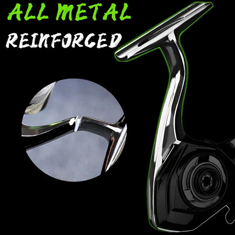 VWVIVIDWORLD, traînée maximale de 21KG, moulinet de pêche, équipement en alliage de Zinc, bobine en alliage, bras en métal, pied en métal, moulinet Spinning, pêche à la carpe, eau salée