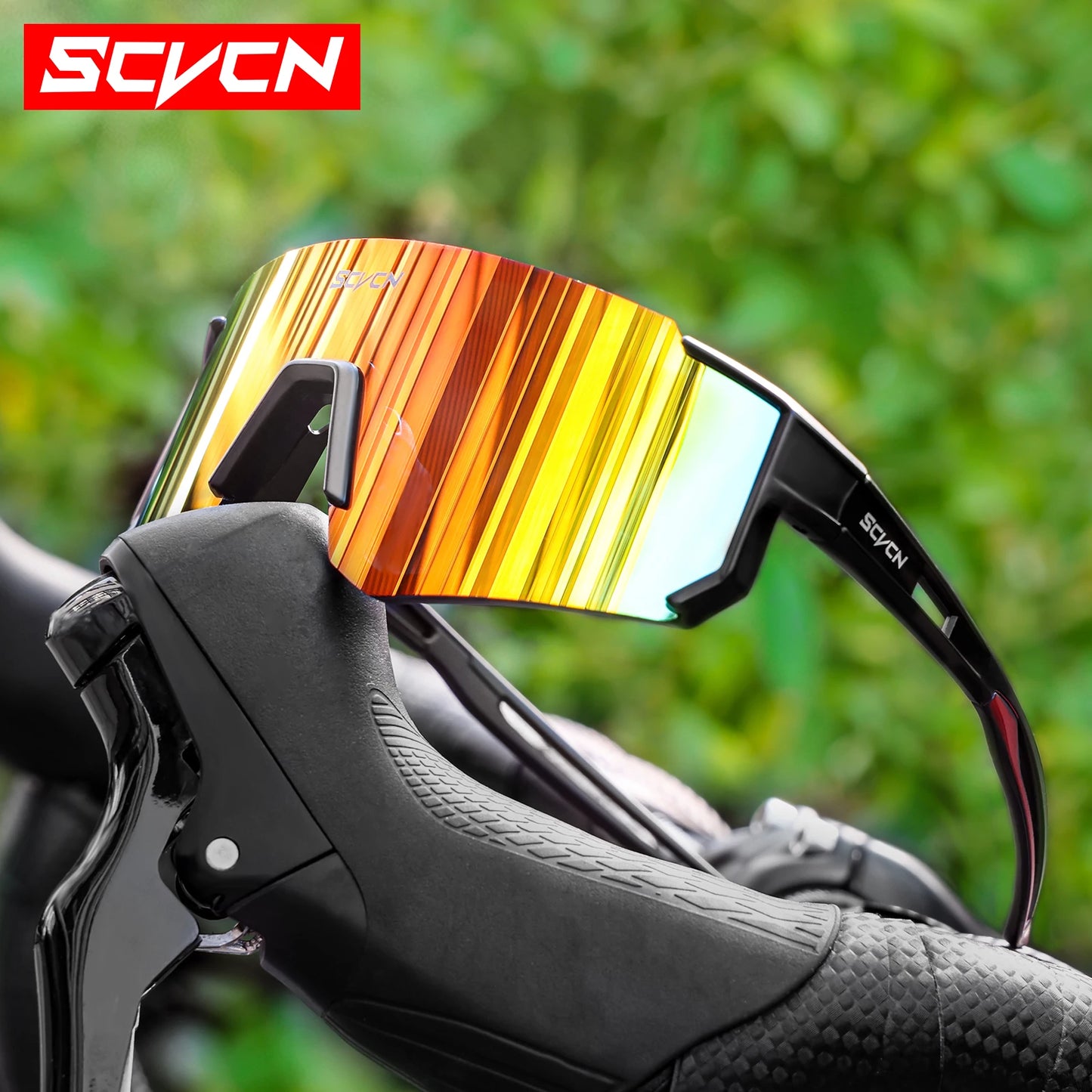 SCVCN nuevas gafas de sol para ciclismo al aire libre, gafas de bicicleta MTB para hombres, deportes, escalada, pesca, ciclismo UV400 para mujeres