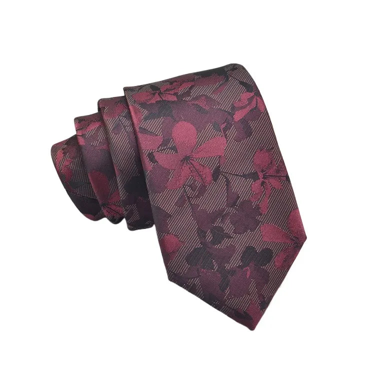 35 Styles Men's Jacquard Silk Ties Floral Dot 8 cm Necktie Accessories Daily Use Shirt Suit Tie Wedding Party Gifts Tie