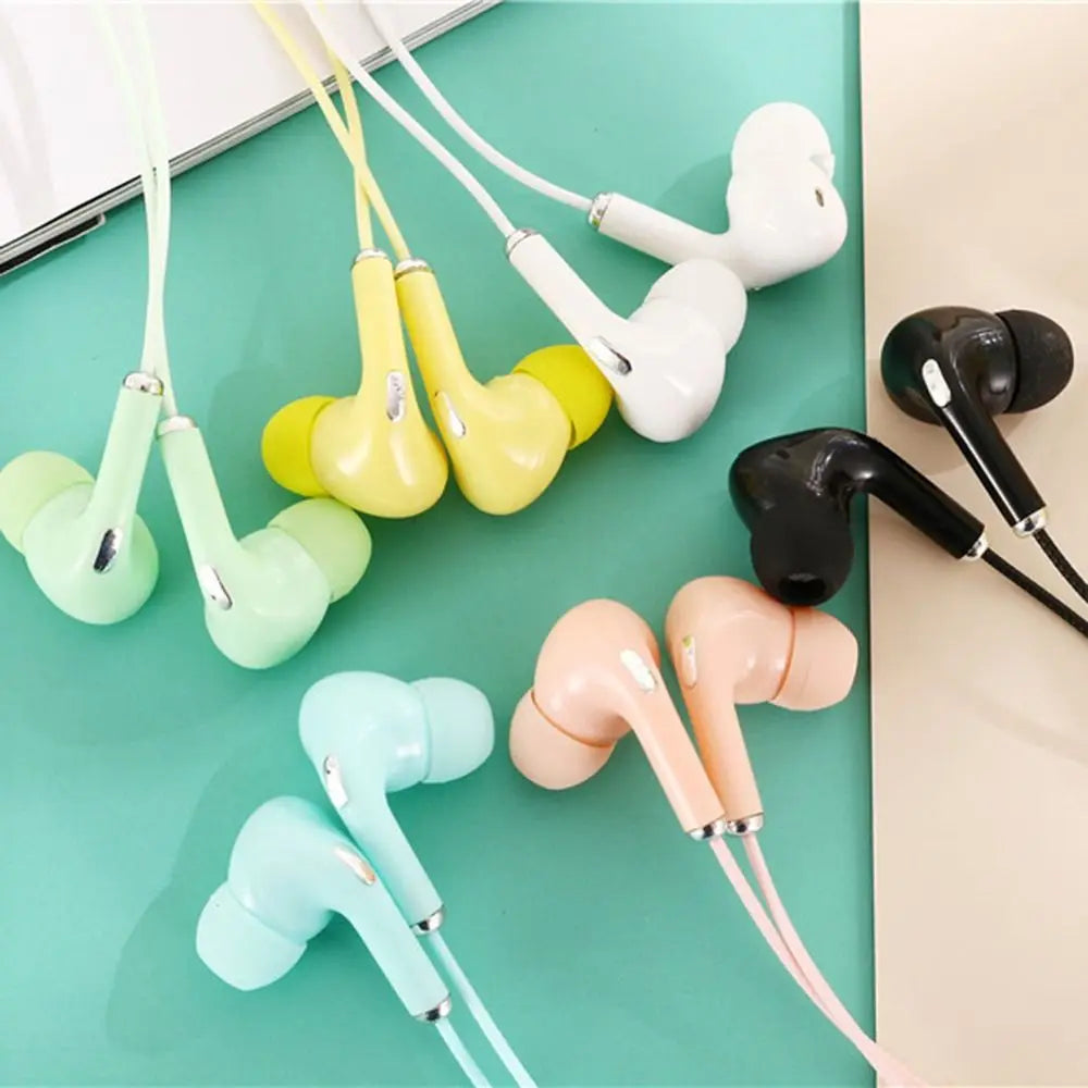 Écouteurs filaires haute définition avec micro, contrôle intra-auriculaire, casque de sport portable, écouteurs filaires pour mobile le matin, 3.5mm