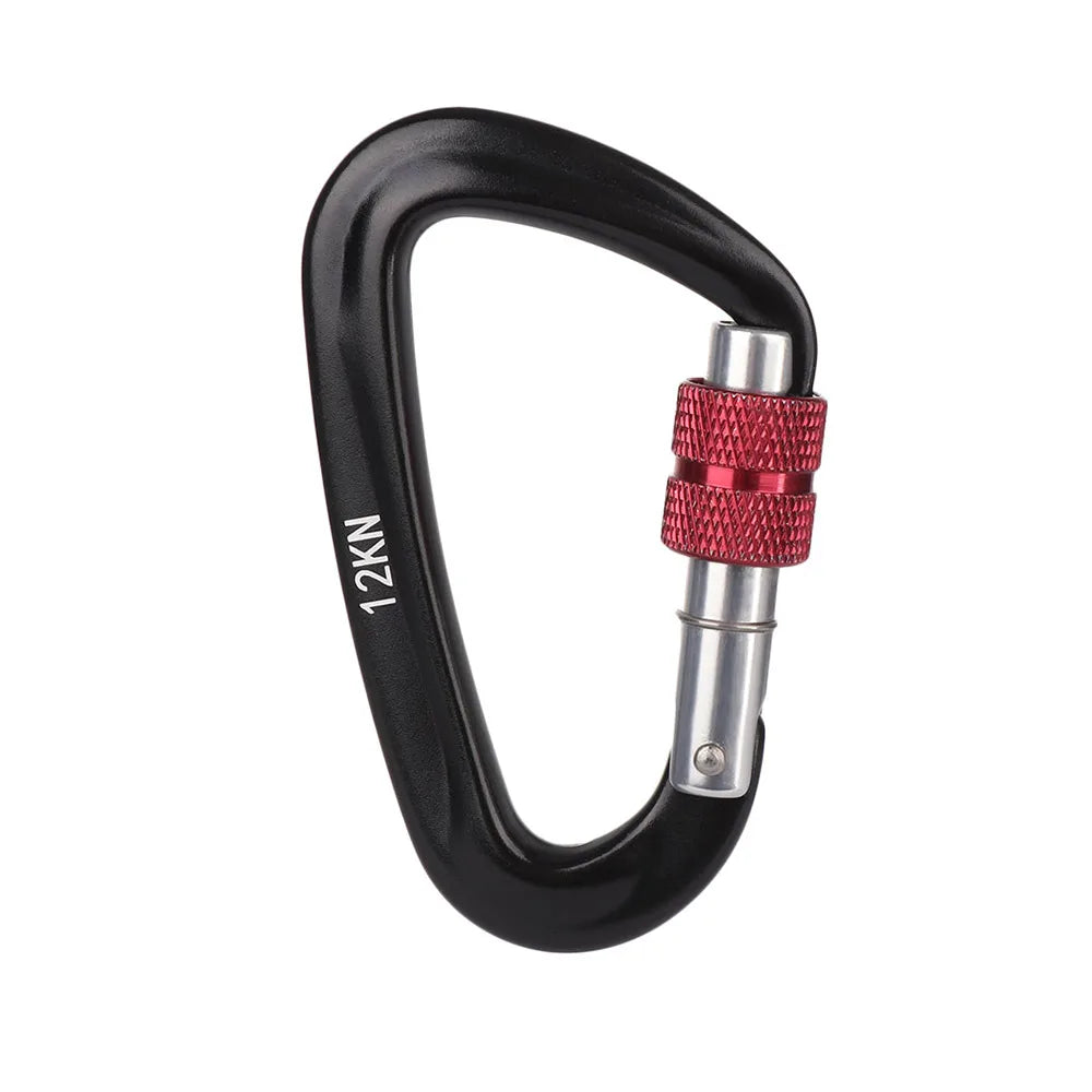 Accessoires de verrouillage principal de sécurité en aluminium de qualité, équipement de protection d'alpinisme, mousqueton professionnel, crochets pour clés d'escalade