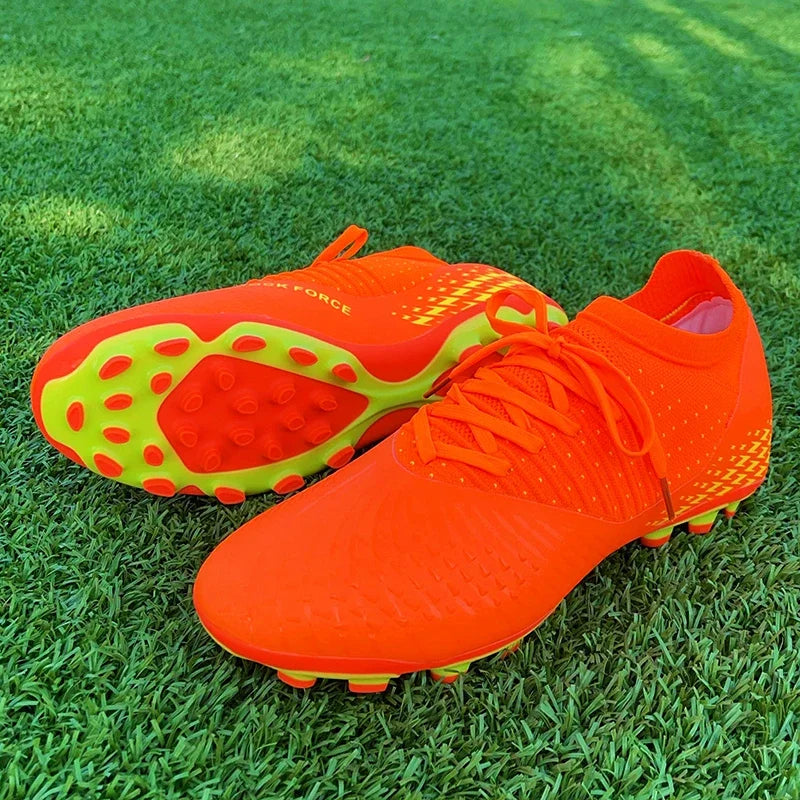 Chaussures de Football Tricot Respirantes FG — Crampons Professionnels Homme