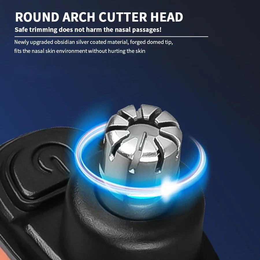 2-in-1 Portable Electric Trimmer for Men, Ear and Nose Trimmer, Professional, Painless, Portable, 2024