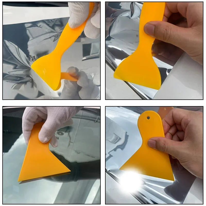 Juego de herramientas para envolver coches, juego de láminas automotrices, herramientas para envolver vinilo, espátula, raspador, cuchillo de corte para juego de herramientas de película para envolver coches