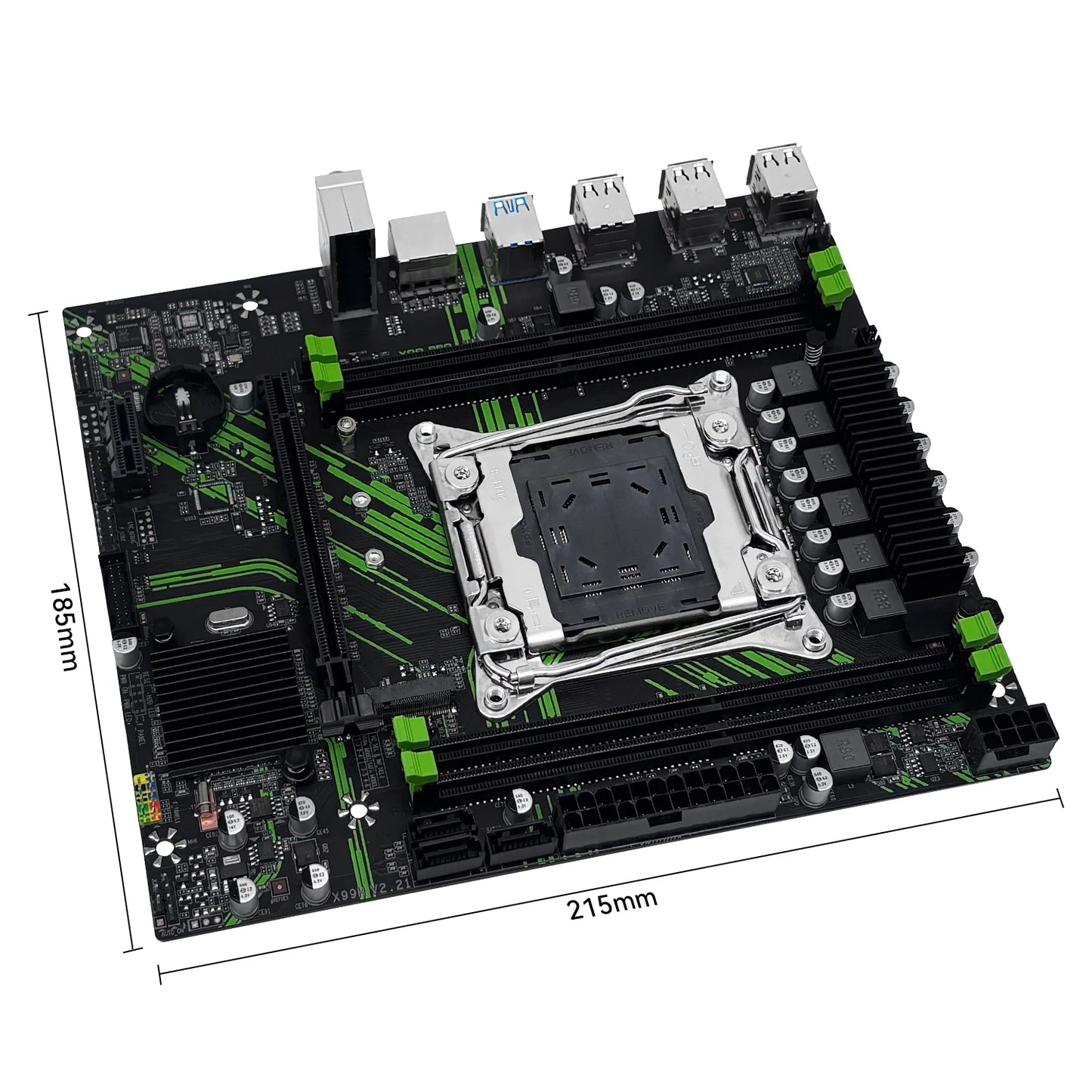 Carte mère MACHINIST X99 X99 PR9, prise en charge TPM2.0 LGA 2011-3, processeur Intel Xeon E5 V3 et V4, RAM DDR4, SATA/NVME M.2, emplacement USB3.0