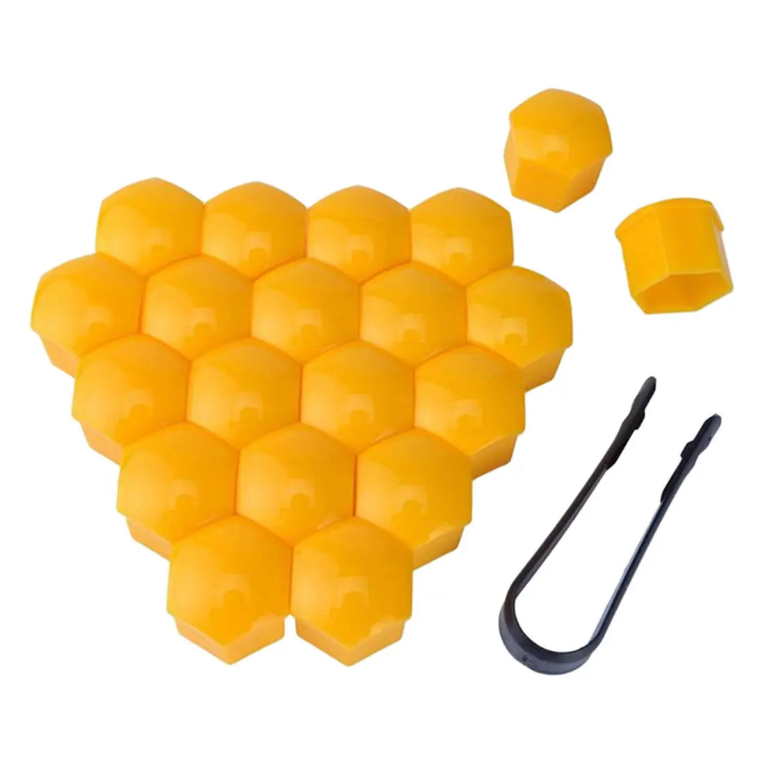 20pcs Car Wheel Nut Caps, Anti-rust Car Hub Screw Protective Covers, Car Tire Screw Caps, Nut Bolt Covers, Automotive Exterior 17/19/21mm