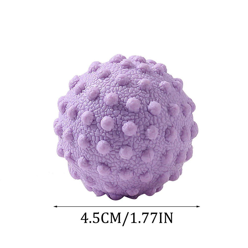 Pelota de masaje de puntos elevados, pelota de fascia, maestro de postura de TPR, pelota de yoga, cintura y espalda, pelota de masaje de pies