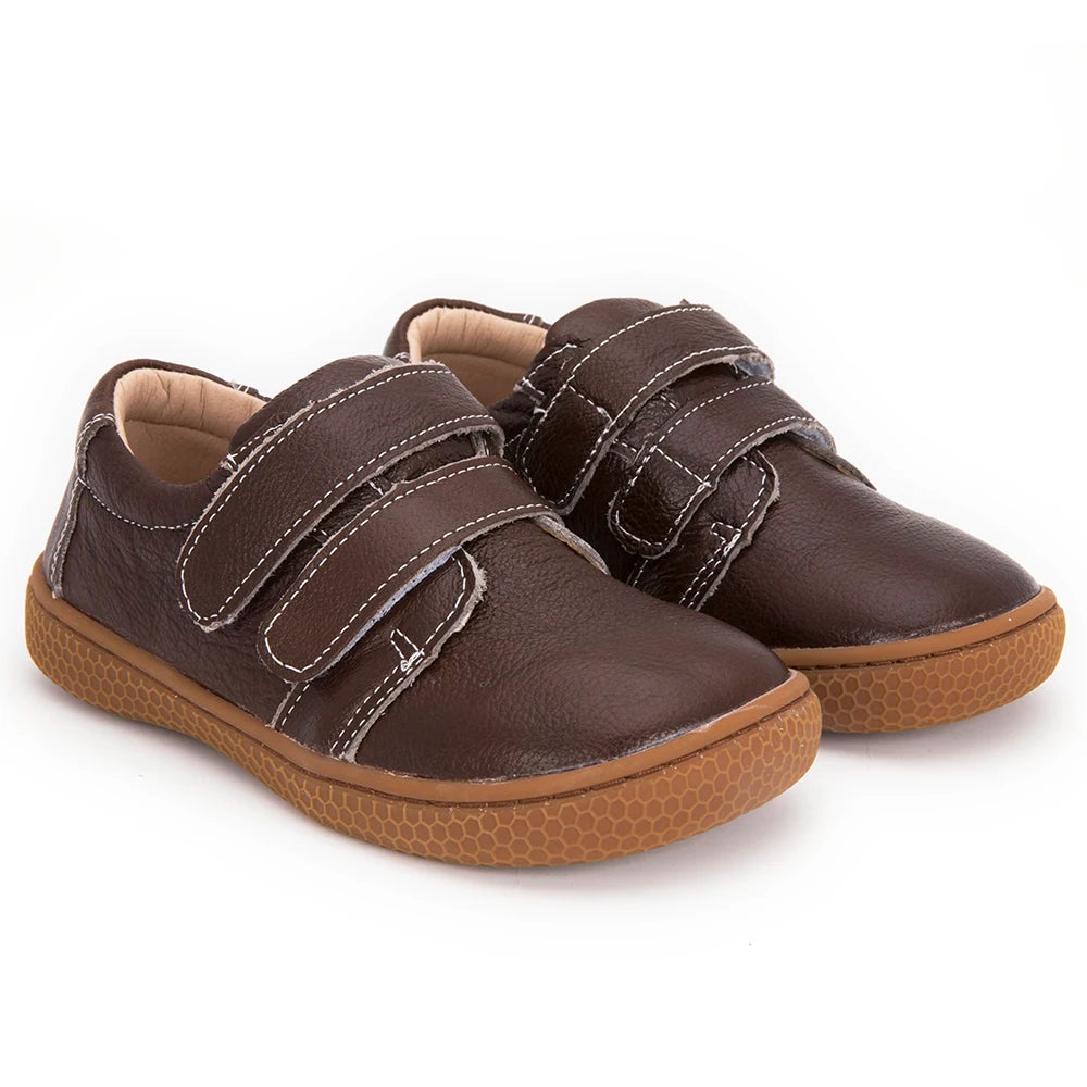 PEKNY BOSA – Girls' Spring and Summer Leather School Uniform Sneakers