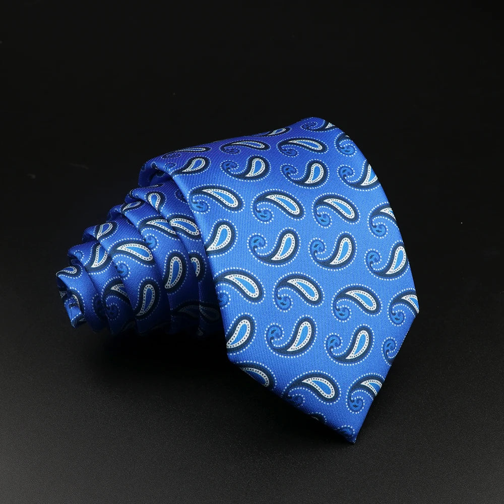 51 Styles Men's Silk Ties Jacquard Striped Plaid Floral Tie Accessories Daily Wear Shirt Suit Necktie Wedding Party Gift