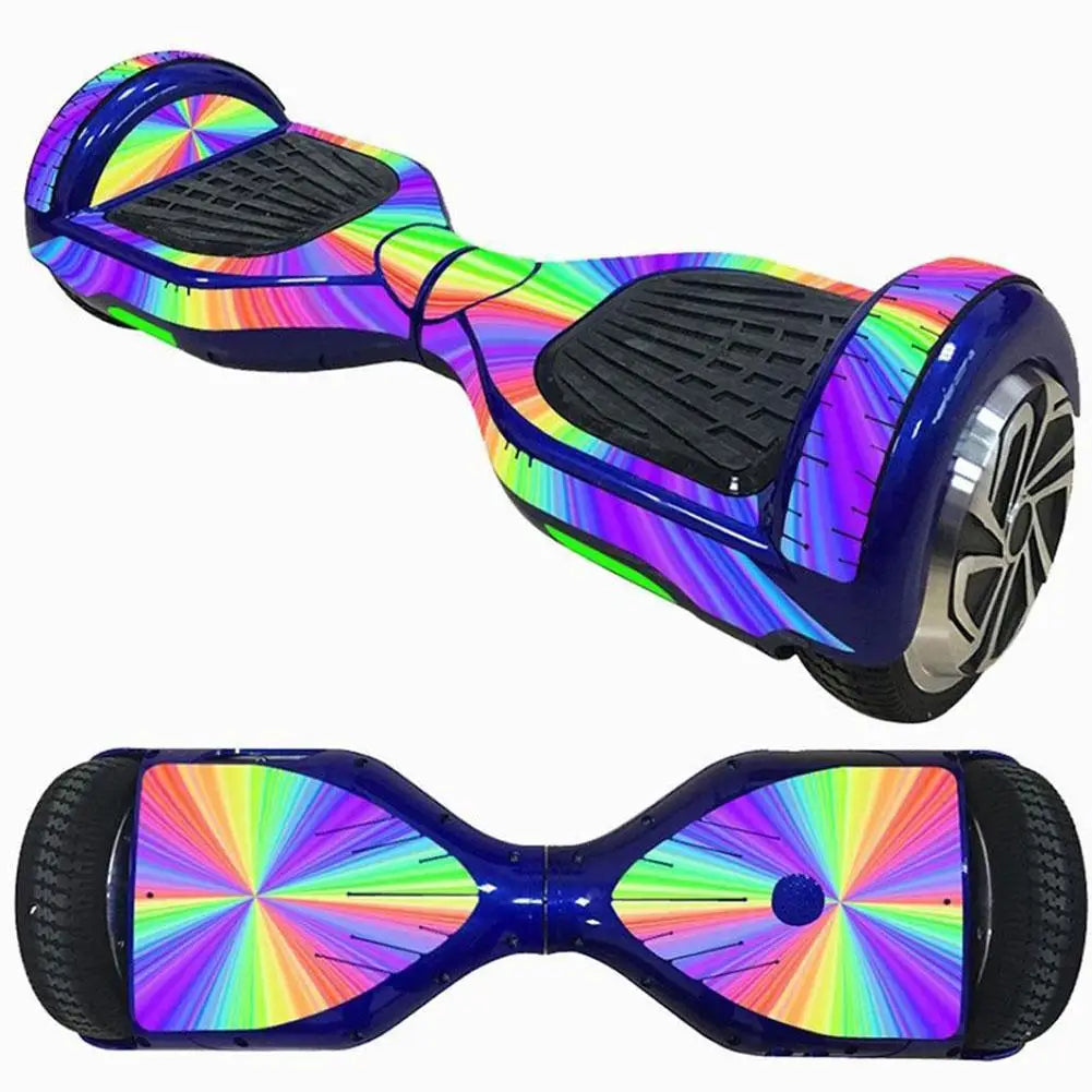 Pegatinas autoequilibradas para tablero de dibujo infantil, pegatinas de coche con piel, patinete de dos ruedas, creativas, 6.5 pulgadas